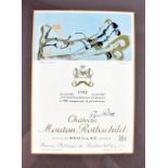 Armand; a commemorative wine label for Chateau Mouton Rothschild, 16.5 x 11.