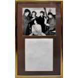 The Beatles; a photograph signed by Sir Paul McCartney, John Lennon,