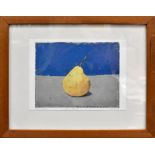 EUAN UGLOW; artist's proof, 'Yellow Pear', signed, titled and dated 1990 to lower edge, 15 x 20cm,