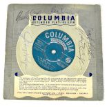Duke Ellington and His Orchestra; a 7" single bearing various signatures.