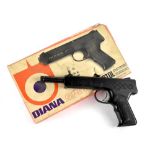A boxed Diana SP50 .177 air pistol.