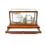 A late 19th/early 20th century barograph retailed by Kerr & Mackellar, Glasgow,