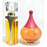 RAFFINÉE; a giant vintage display dummy perfume factice, circa 1980s, height 12"/31cm, and a Romeo