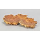 MIKE 'CHAI' SCOTT (born 1943); a shallow burr dish, length 28cm. (D)Additional InformationAppears