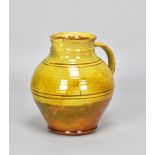 Attributed to MICHAEL CARDEW (1901-1983) for Winchcombe Pottery; a slipware jug with faint iron