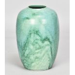 REGINALD FAIRFAX WELLS (1877-1951) for Coldrum Pottery; a stoneware vase covered in mottled green