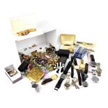 A quantity of costume jewellery to include wristwatches, necklaces, bracelets, earrings, etc.