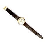 Mappin & Webb; a 9ct gold gentlemen's wristwatch,