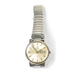 Omega; a Constellation automatic chronometer stainless steel gentlemen's wristwatch,