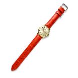 Omega; a vintage gentlemen's circa 1960s 18K gold manual wind wristwatch, 33mm.