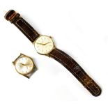 Talis; a gentlemen's 9ct gold manual wind wristwatch with small seconds subsidiary dial,
