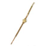 Oriosa; a 9ct gold ladies' wristwatch,