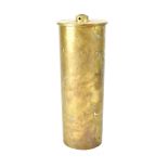 A Trench Art vintage 105mm artillery shell casing,