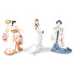 Three Coalport 'Opera Heroines' figurines comprising ' Madam Butterfly', no.
