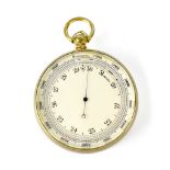 Short & Mason; a pocket aneroid barometer type mk1, reference no.6B/114, serial no.