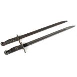 A US Army Remington 1918 pattern bayonet,