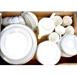 A quantity of Doulton dinner and teaware to include plates, cups,