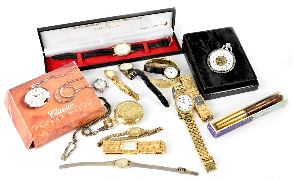 Three modern collectors' pocket watches,