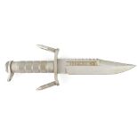 A Buckmaster model 184 US Navy Seal designed survival knife, lacking sheath.