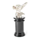 A vintage Rolls-Royce kneeling version of 'The Spirit of Ecstasy', chrome plated,