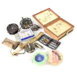 Fly fishing items to include a vintage South Bend Bait Co, ST Joe No1170 reel, 6.