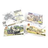 A quantity of Airfix scale model kits of military interest to include 'Saladin Mk.