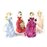 Four Royal Doulton 'The Millennium Four Seasons' collection figurines comprising 'HN4272 'Autumn',