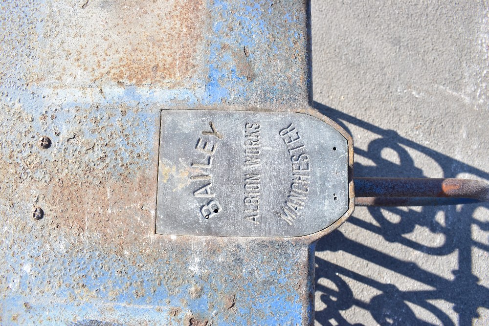 MACCLESFIELD TOWN FOOTBALL CLUB INTEREST; two early 20th century cast iron turnstiles by Bailey - Image 13 of 15