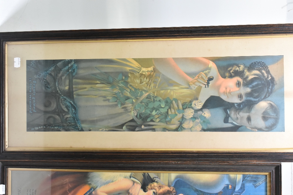 Two French Art Deco prints, 'Honeymood in Venice' and 'Beauty Gained is Love Retained', larger - Image 2 of 6