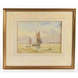 UNATTRIBUTED; watercolour, maritime scene, indistinctly signed and dated 1895 lower left, 24 x 33cm,