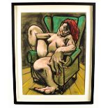 ***WITHDRAWN***FRANK MCFADDEN (Scottish, born 1972); pastel, study of a nude female seated in an
