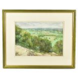 STEVEN BEWSHER (born 1964); pastel drawing, 'View from Stormy Point, Alderley Edge', signed lower