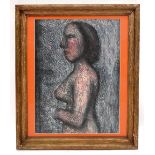 ARTHUR BERRY (1925-1994); mixed media, nude figure, signed below mount, 77 x 58cm, framed. (D)
