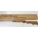 A boxed BSA Meteor 0.22 calibre break barrel air rifle, serial no.T29731.