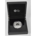 A 'Royal Christening 2013' silver five ounce £10 coin, proof, limited edition no.625/1,600.