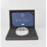 A 2017 'The Sapphire Jubilee' (1952 - 2017) silver kilo coin, limited edition no.68/100.