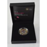 A 'London 2012 Handover to Rio' £2 silver coin, piedfort.