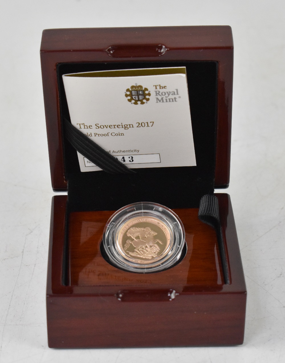 A 2017 'Bicentenary' sovereign, proof, limited edition no.4043/10,500.