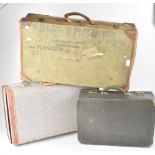 Three vintage suitcases (3)