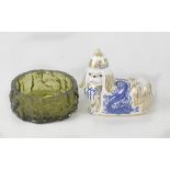 A Royal Crown Derby bone china Pekingese dog paperweight from the 'National Dogs' series and a