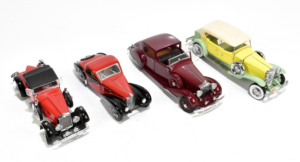 FRANKLIN MINT; four boxed model classic vehicles comprising The Gary Cooper Duesenberg J, 1938