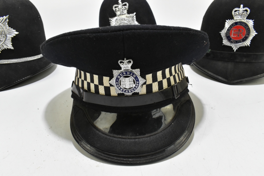 Three Police helmets with Staybrite badges and mounts, the first for Greater Manchester Police by - Image 5 of 9