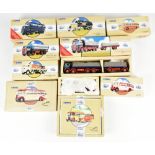 CORGI CLASSICS; nine boxed models including 97366 Atkinson Eight Wheel Rigid with Trailer and Load