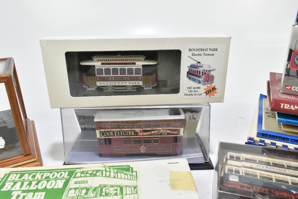 A small group of model trams including a boxed Bachmann Brill Trolley, Corgi Blackpool brush - Image 4 of 5