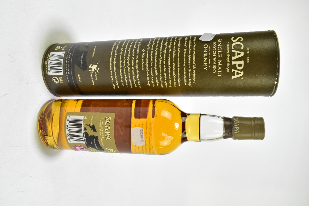 WHISKY; a single bottle of Scapa aged 14 years Orkney single malt Scotch whisky, 40% 70cl, with - Image 2 of 2