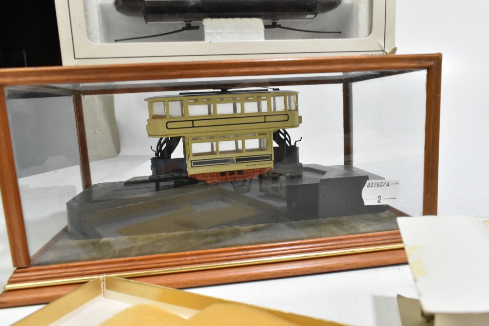 A small group of model trams including a boxed Bachmann Brill Trolley, Corgi Blackpool brush - Image 5 of 5