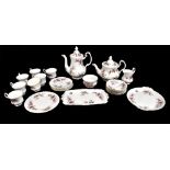 ROYAL ALBERT; a 'Lavender Rose' pattern twenty-five piece part tea and coffee service comprising