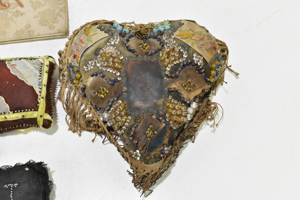 Two sweetheart pincushions for the L.N. Lancashire Regiment and the Queen's Own Cameron Highlanders, - Image 4 of 6