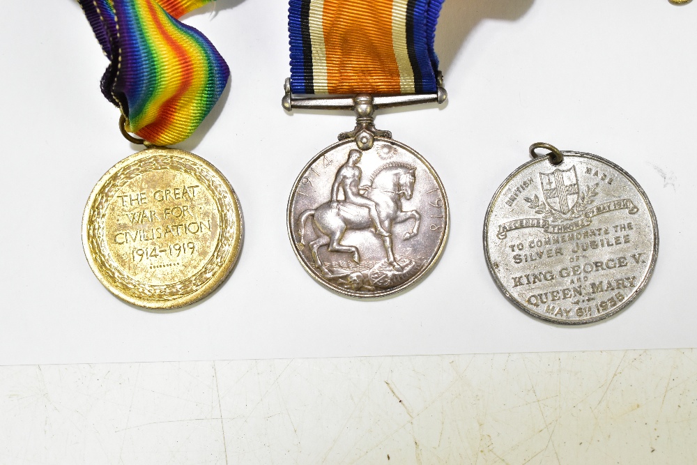 A WWI War and Victory medal duo, awarded to 157283 Gunner W. Swaby R.A., accompanying dog tags, - Image 6 of 10