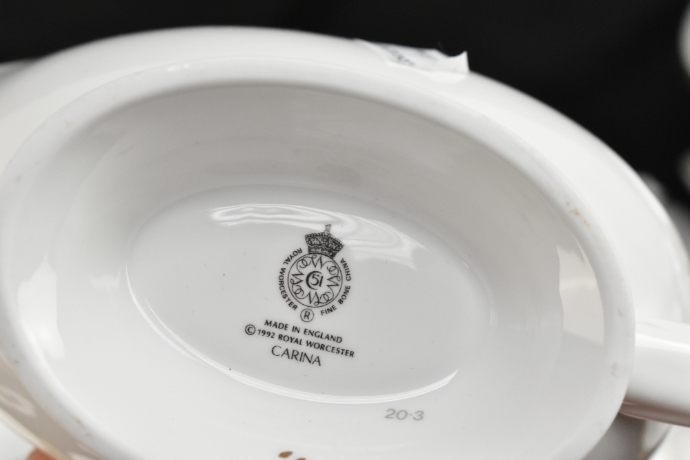 ROYAL WORCESTER; an extensive 'Carina' pattern eighty two piece tea and dinner service. - Image 3 of 3